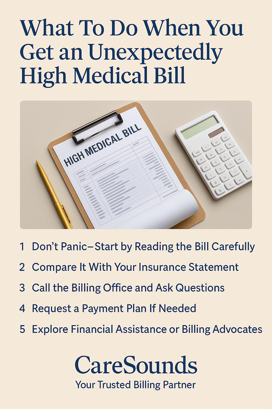 What To Do When You Get an Unexpectedly High Medical Bill